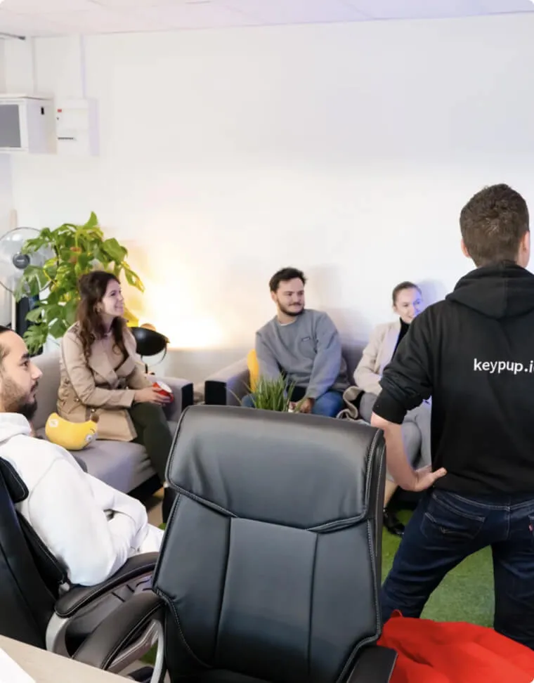 Keypup Team in Office